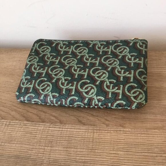 Coach - Stylish Green Patterned Women's Clutch - Picture 4 of 6